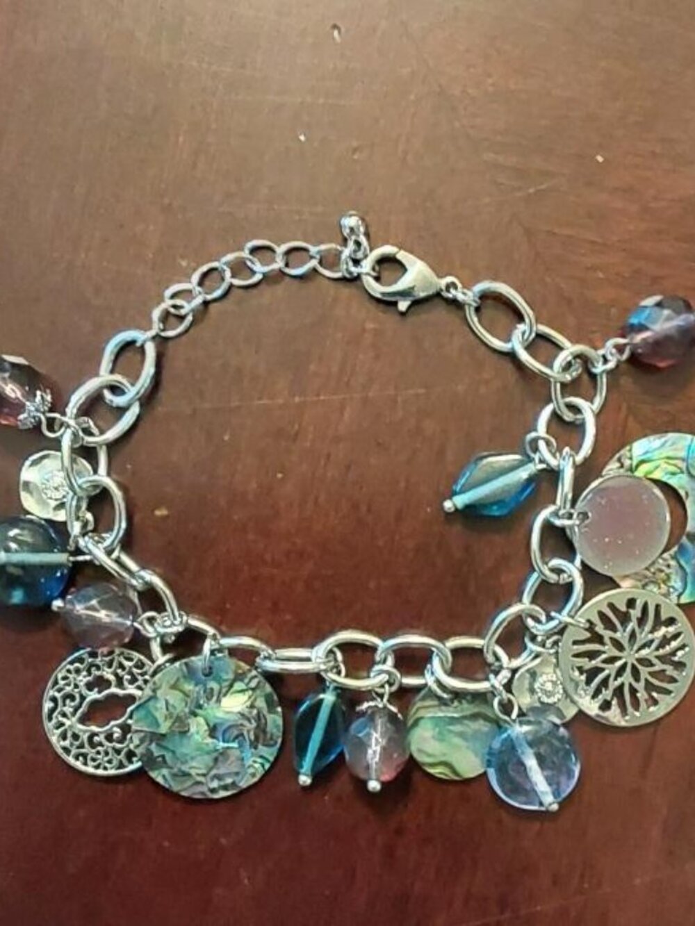 Lia Sophia "Neptune/Windsong" Charm Bracelet